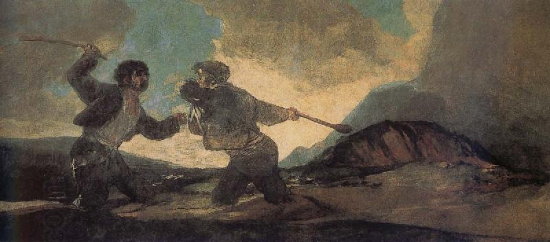 Francisco Goya Cudgel Fight China oil painting art